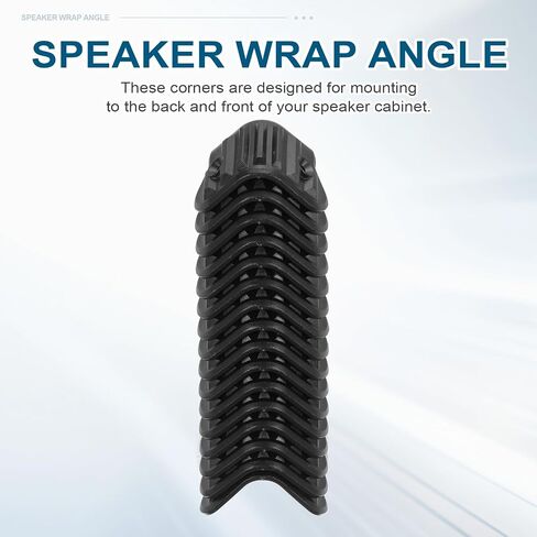 MECCANIXITY 16 Pcs Speaker Cabinet Corners Protector 40x40x40mm Plastic Stackable Guard Wrap Angle Case Edge Box Protection for Stage DJ Audio Sound Case in Saudi Arabia