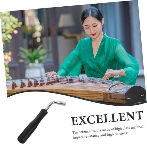 GALPADA Dulcimer Tuning Wrench Portable Tool for Guzheng and Harpsichord Durable Tuning Accessory Tone Comfortable Grip Essential for Musicians in Saudi Arabia