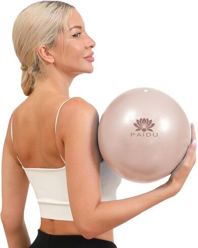 كرة بيلاتيس مقاس 10 بوصات، كرات يوجا صغيرة مضادة للانفجار ومضادة للانزلاق، مناسبة للبيلاتيس واليوجا والتدريب الأساسي والعلاج الطبيعي والتوازن والثبات وتمارين التمدد in Kuwait