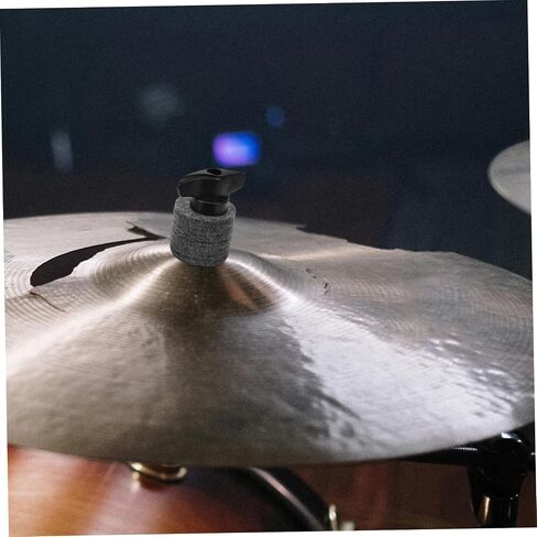 2 Sets Drum Cymbal Sleeves with Felt Pads and Hand-twist Nut Lightweight Percussion Accessories for Drum Kits Easy Replacement and Use in Saudi Arabia