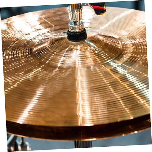 Cymbal Replacement with Base and Felt Pads Reliable Drum Kit Accessories with Plastic Sleeves and Black Felt Pads Easy and Quick Installation for Various Drum Brands in Saudi Arabia