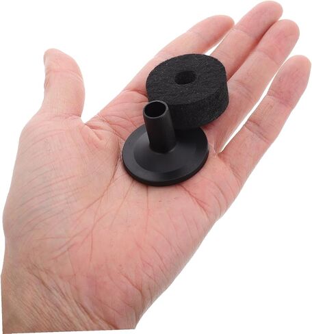 Cymbal Replacement with Base and Felt Pads Reliable Drum Kit Accessories with Plastic Sleeves and Black Felt Pads Easy and Quick Installation for Various Drum Brands in Saudi Arabia