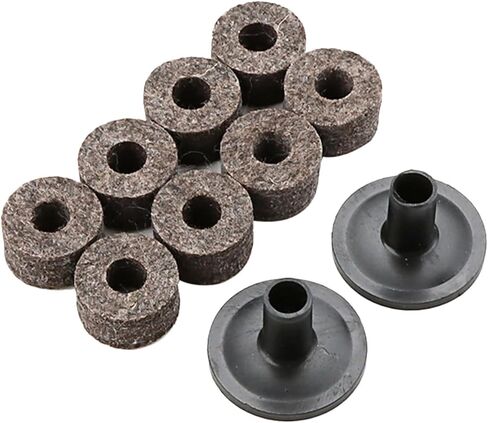 Drum Cymbal Felt Pads Set Gray Felt Cymbal Stand Sleeves Professional Percussion Accessories for Drums Performance Supply in Saudi Arabia