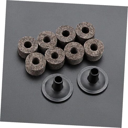 Drum Cymbal Felt Pads Set Gray Felt Cymbal Stand Sleeves Professional Percussion Accessories for Drums Performance Supply in Saudi Arabia