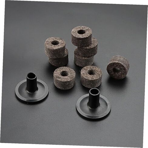 Drum Cymbal Felt Pads Set Gray Felt Cymbal Stand Sleeves Professional Percussion Accessories for Drums Performance Supply in Saudi Arabia
