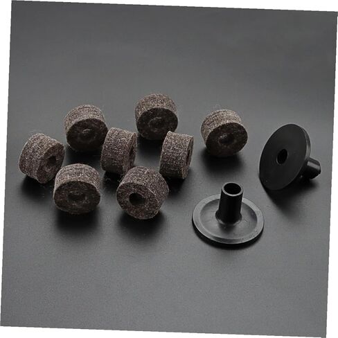 Drum Cymbal Felt Pads Set Gray Felt Cymbal Stand Sleeves Professional Percussion Accessories for Drums Performance Supply in Saudi Arabia
