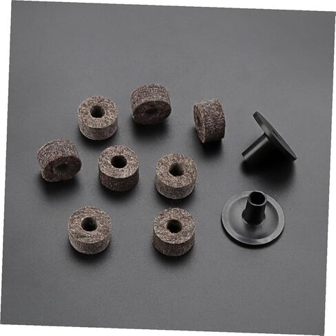 Drum Cymbal Felt Pads Set Gray Felt Cymbal Stand Sleeves Professional Percussion Accessories for Drums Performance Supply in Saudi Arabia