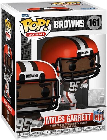 Football: Browns - Myles Garrett Vinyl Figure Collectibles Bundle with Compatible Funko Pop Box Protector in Saudi Arabia