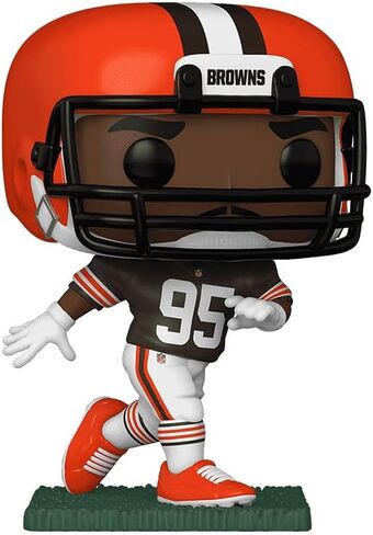 Football: Browns - Myles Garrett Vinyl Figure Collectibles Bundle with Compatible Funko Pop Box Protector in Saudi Arabia