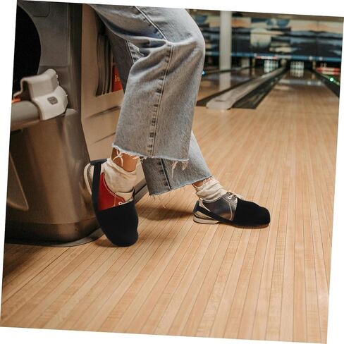 1pair Boys and Girls Bowling Shoe Covers Bowling Slides Booties for Shoes Easy Stretch Elastic Band Sports Slider Cover in Saudi Arabia