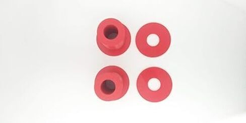 Olympic Plate to Standard Bar Adapters (Red, 1/2") in Saudi Arabia