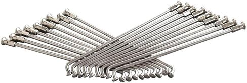 36Pcs 13G Stainless Steel Bicycle Spokes 122/124 138 139 179 228/250 255 268 MM Nipples End Caps E-Bike Part Accessories in Saudi Arabia
