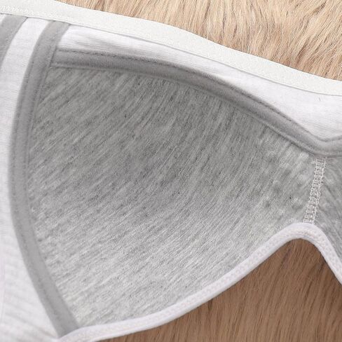 Full Coverage Bras for Womens Comfortable Ribbed No Underwire Seamless Bralette Push Up V Neck Support Everyday Bra in Saudi Arabia