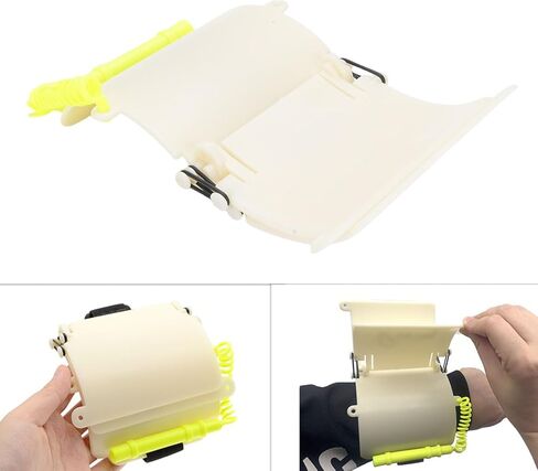 Asixxsix Wrist Diving Slate, 3 Page Turning Design Luminous Water Proof Underwater Writing Pad, Diving Writing Board with Pencil & 4 Rubber Rings for Divers, Snorkelers, Freedivers in Saudi Arabia