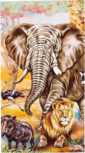 Northwest Classics Beach Towel, 30" x 60", Safari 1 in Saudi Arabia