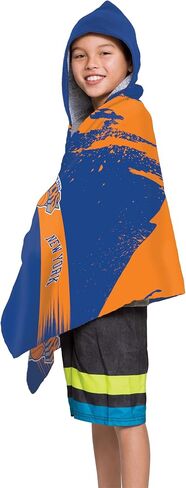 Northwest New York Knicks NBA Cross Out Youth Hooded Micro Fiber Towel 22 x 51 Inches in Saudi Arabia