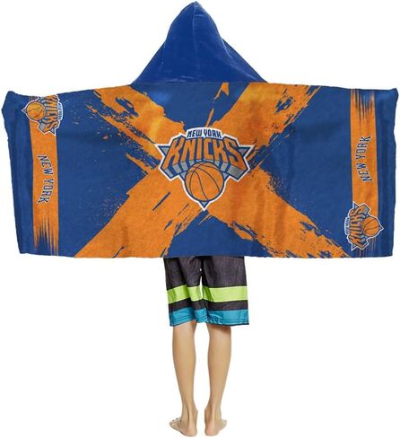 Northwest New York Knicks NBA Cross Out Youth Hooded Micro Fiber Towel 22 x 51 Inches in Saudi Arabia