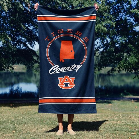 Northwest Auburn Tigers NCAA Homebreak Beach Towel 2 Pack 30 x 60 Inches in Saudi Arabia