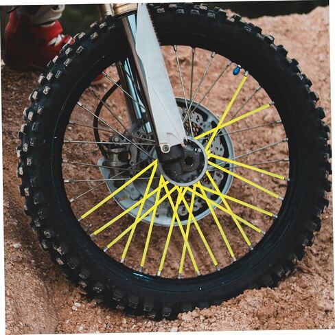 Cabilock 72Pcs Universal Bike Rim Protectors Rim Sleeve for Dirt Bikes and Mountain Waterproof Covers for Enhanced Safety and Decoration in Saudi Arabia