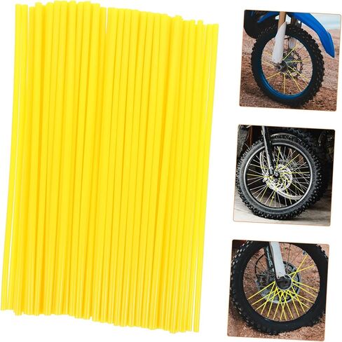 Cabilock 72Pcs Universal Bike Rim Protectors Rim Sleeve for Dirt Bikes and Mountain Waterproof Covers for Enhanced Safety and Decoration in Saudi Arabia