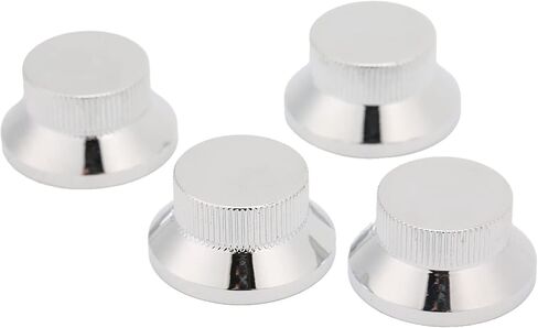 Bass Guitar Volume Control Knobs Top Hat Knobs 4 Pack Potentiometer Hats Guitar Performance Accessories Accessories in Saudi Arabia
