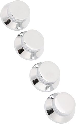 Bass Guitar Volume Control Knobs Top Hat Knobs 4 Pack Potentiometer Hats Guitar Performance Accessories Accessories in Saudi Arabia