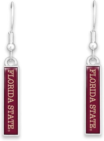 From the Heart Florida State Seminoles Nameplate Earrings Silver Jewelry Gift FSU in Saudi Arabia