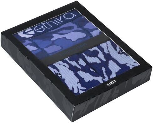 Ethika Men's Boxer Brief Fit Kit | Blue Crush Camo in Saudi Arabia