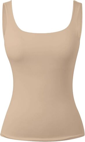 قمصان علوية للتمرين للسيدات مع حمالة صدر مدمجة ورقبة مربعة وقميص قصير لطيف بدون خياطة وقصة ضيقة وقمصان رياضية أساسية لليوجا in Kuwait