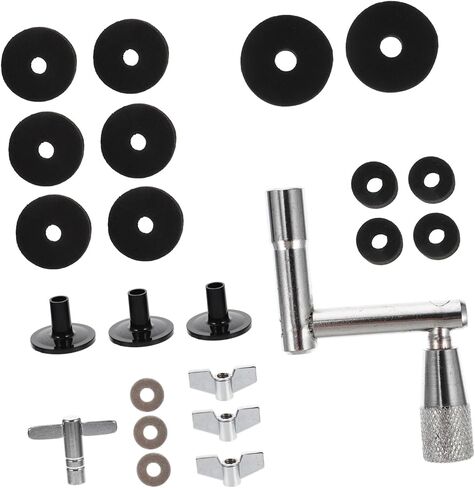 Professional Drum Cymbal Felt Pads Set Non-slip Cymbal Cushions for Drum Kits From Damage Enhance Sound Quality Easy Installation for Drummers in Saudi Arabia