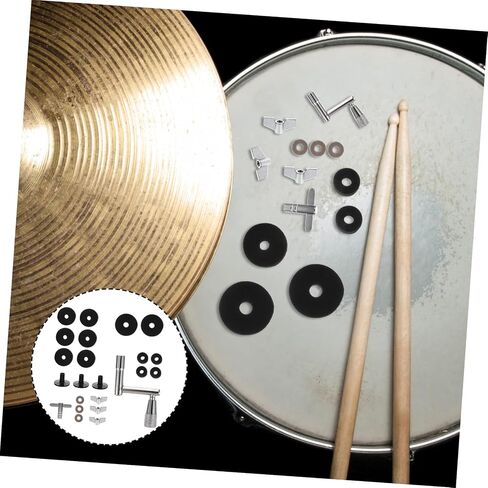 Professional Drum Cymbal Felt Pads Set Non-slip Cymbal Cushions for Drum Kits From Damage Enhance Sound Quality Easy Installation for Drummers in Saudi Arabia