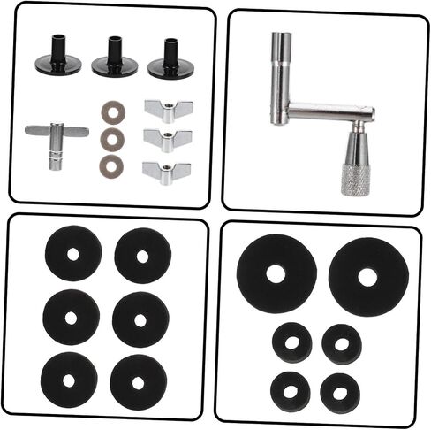 Professional Drum Cymbal Felt Pads Set Non-slip Cymbal Cushions for Drum Kits From Damage Enhance Sound Quality Easy Installation for Drummers in Saudi Arabia