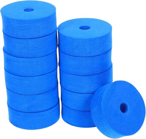 12Pcs Lake Blue Cymbal Felt Pads Thick Washers Soft Protection for Hi-hat Stands Crashes Drum Repair Kit in Saudi Arabia
