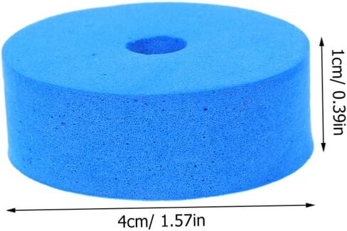 12Pcs Lake Blue Cymbal Felt Pads Thick Washers Soft Protection for Hi-hat Stands Crashes Drum Repair Kit in Saudi Arabia