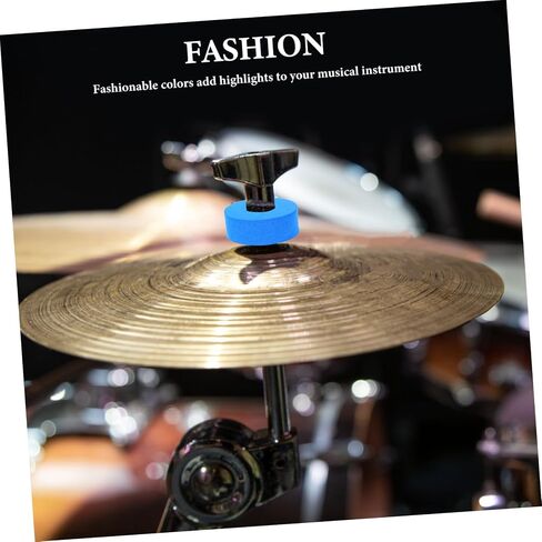 12Pcs Lake Blue Cymbal Felt Pads Thick Washers Soft Protection for Hi-hat Stands Crashes Drum Repair Kit in Saudi Arabia