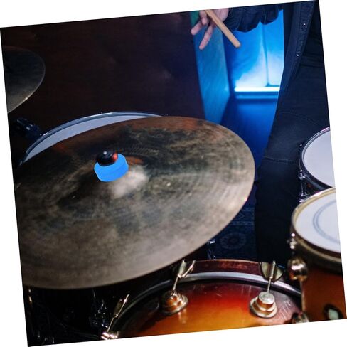 12Pcs Lake Blue Cymbal Felt Pads Thick Washers Soft Protection for Hi-hat Stands Crashes Drum Repair Kit in Saudi Arabia