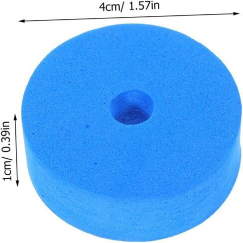 12Pcs Lake Blue Cymbal Felt Pads Thick Washers Soft Protection for Hi-hat Stands Crashes Drum Repair Kit in Saudi Arabia