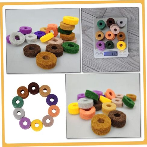 20pcs Cymbal Felt Pads Protective Mat for Drum Kit Prevent Friction and Damage Wear-resistant Cymbal Protector Accessories Random Color in Saudi Arabia