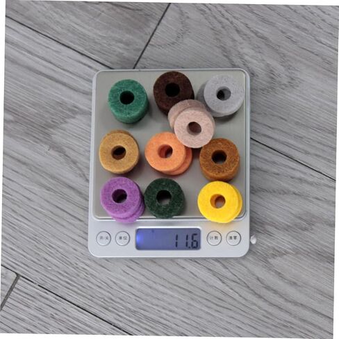 20pcs Cymbal Felt Pads Protective Mat for Drum Kit Prevent Friction and Damage Wear-resistant Cymbal Protector Accessories Random Color in Saudi Arabia
