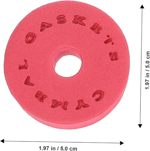 Drum Cymbal EVA Cotton Pad Non-slip Cushion Accessories with Clutch Sleeves and Gaskets for Drum Kits and Electronic Professional Percussion Replacement Parts in Saudi Arabia