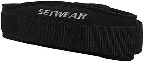 Fitness Belt for Weightlifting Powerlifting - SetWear Sport Back Belt- Olympic Lifting Squats Deadlift- Adjustable With Lumbar Wedge Back Support- Men & Women - Workout Gear in Saudi Arabia