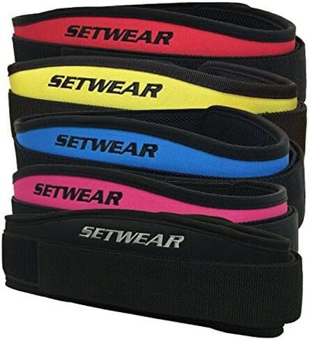 Fitness Belt for Weightlifting Powerlifting - SetWear Sport Back Belt- Olympic Lifting Squats Deadlift- Adjustable With Lumbar Wedge Back Support- Men & Women - Workout Gear in Saudi Arabia