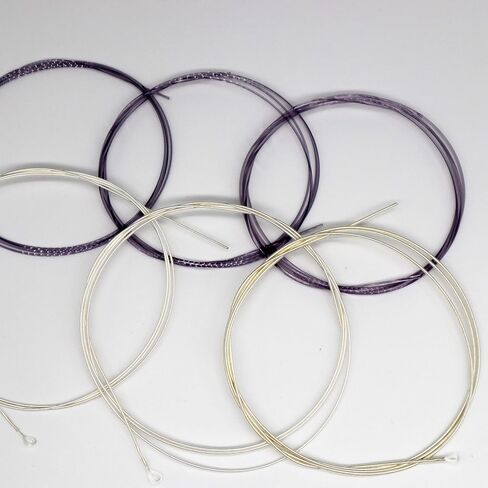 صُنعت في الولايات المتحدة الأمريكية، سلاسل Sonora SN43 Requinto من النايلون الشفاف المطلي بالفضة Cuerdas Requinto، جودة الصوت - (مجموعتان) in Kuwait