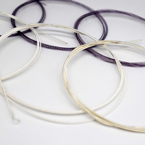 صُنعت في الولايات المتحدة الأمريكية، سلاسل Sonora SN43 Requinto من النايلون الشفاف المطلي بالفضة Cuerdas Requinto، جودة الصوت - (مجموعتان) in Kuwait