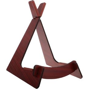 Zerodeko Detachable Wooden Violin Stand Portable Acoustic Instrument Holder for Ukulele Mandolin and Bass Floor Stand Non-Slip Design for Musicians and Performances in Saudi Arabia