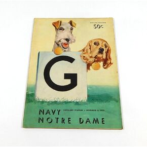 1950 ضد برنامج كرة القدم في كلية نوتردام 11-4-50 – برامج الكلية in Kuwait