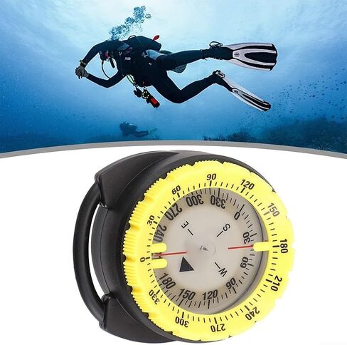 ABS Diving with Luminous Window Scuba Tube Clamp for Underwater Direction Finding in Saudi Arabia