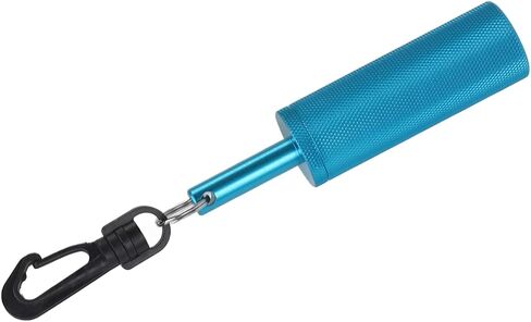 Signal Bell Diving Stick Noise r Crisp Sound Aluminum Alloy Underwater Shaker Bell with Clip for Scuba Diving and Underwater Photography (Blue) in Saudi Arabia