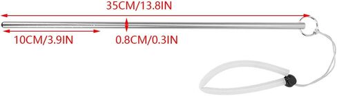 aqxreight Diving Aluminum Alloy Pointer Stick with Measurement & Lanyard (Silver) in Saudi Arabia