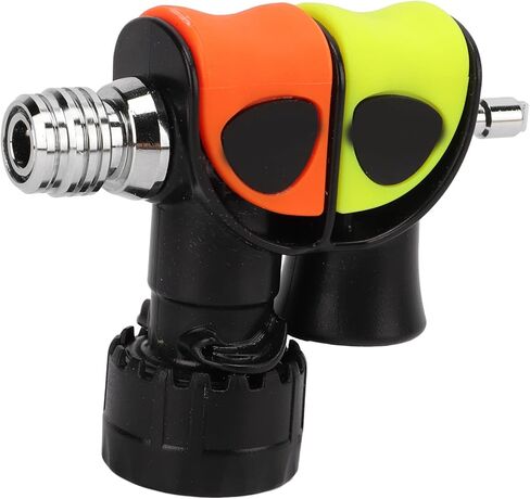 Drfeify Double Frequency Diving Signaler, Stainless Steel, 125-130 dB Sound Level, Orange and Yellow Buttons in Saudi Arabia